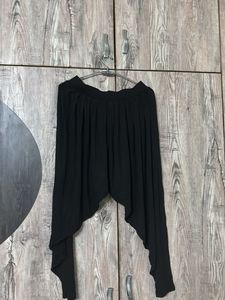 Black Harem Pants (patiyala +embroidry top)