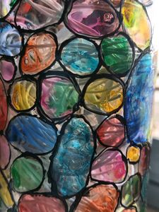 Designer Glass Bottle For Decor