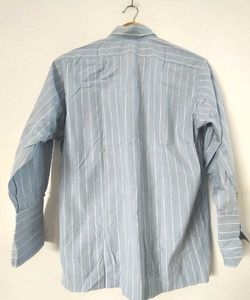 Old Money Light Blue Stripe Crop Fit Unique Shirt