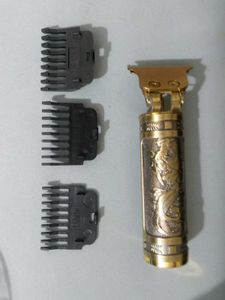 Stylish Beard Trimmer - Brass Metallic Look