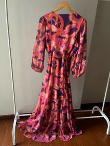 FREEBIRD Belia Wrap Floral Pink Dress