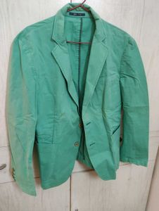 Stylish Mint Green Allen Solly Blazer For Men