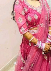 Pink Bridal Lehenga Choli