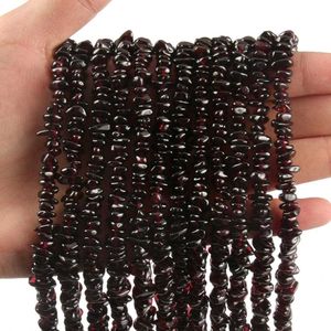 Garnet Chip Bead Strand