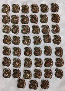 45 Zari Work Patches