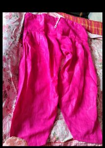 Pink Silk Salwar XXL