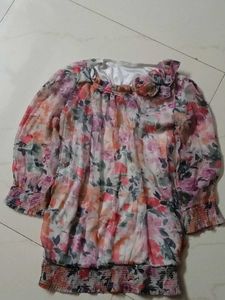 Floral Print Top