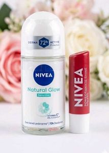 Nivea Combo: Natural Glow Roll-On + Pomegranate Li