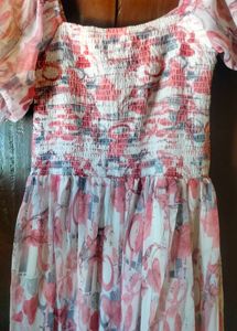 Floral Chiffon Dress