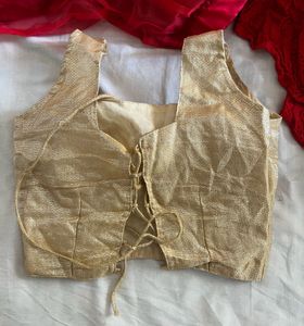 Pink &amp; Gold Lehenga Choli Set