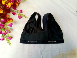 💫💗🇳🇿 Zsport Black Sports Bra