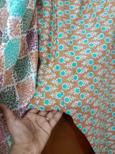 Printed Cord Set/ Kurti Plazzo