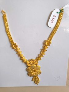 Gold Floral Necklace