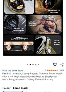 Fire-Boltt Armour, Sporty Rugged OutdoorSmartWatch