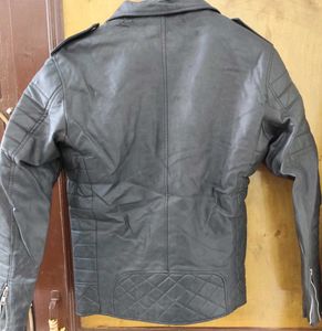 Black Leather Biker Jacket