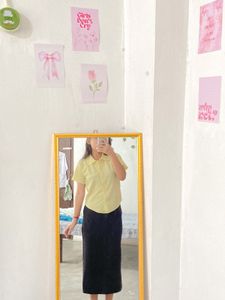 Butter Yellow Korean Top