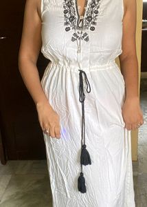 White Full Length Dress