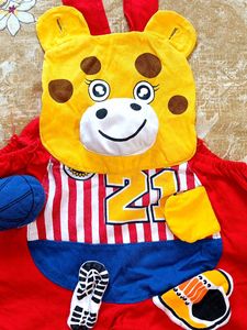 Unisexual Cute Bear Overalls