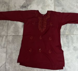 Short Kurti with embroidery