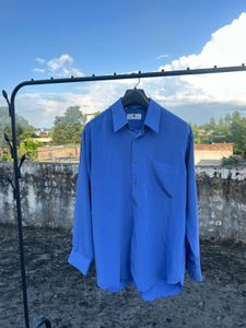 Blue Long Sleeve Shirt