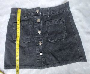 Denim Mini Skirt