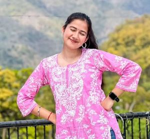 Chikankari Short Kurti
