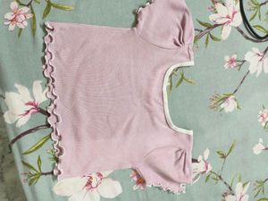 Lavender Crop Top