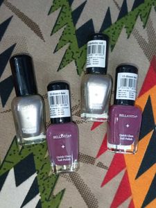 Bellavita Combo Of 4 Nail paint 💅