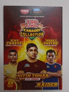 Top Ramen Pro kabaddi League Cards