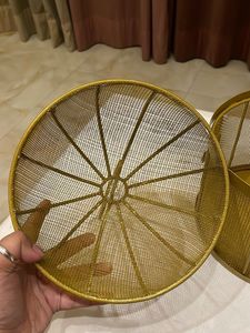 Gold Bird Cage Decor