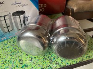 Brand New Tea Sugar Steel Containers