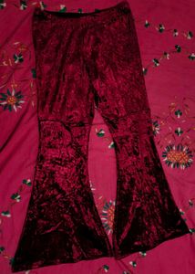 Velvet Flare Pant