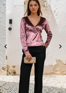 🔥 Luxury Velvet Party Top | Premium Shine ✨