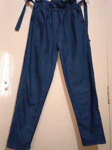 Stylish Blue Wide Leg Pants