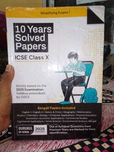 ICSE Class X 10 Years Solved Papers