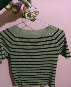 Nude Stripes Top🎀