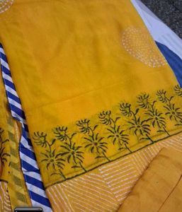 Yellow Dress Material