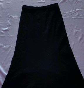 Black Knee Length Skirt