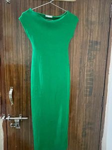 Green Bodycon Midi Dress
