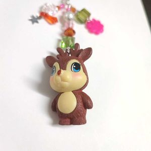 Kawaii Brown Deer Bag Charm