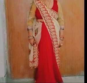 Beautiful Heavy Party Or Wedding Wear Saree