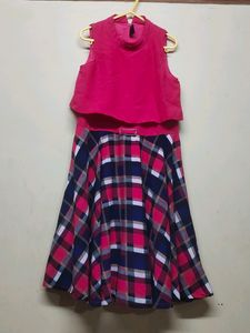 Girls Sleeveless Formal Dress