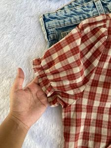 Savana Vintage Tie Up Top