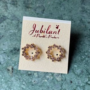 Circle Stud Earrings