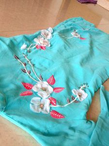 Floral Embroidered Kurta