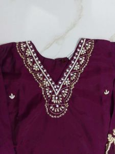 Elegant Embroidered Kurta Set