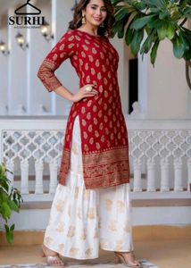 A Beautiful Kurta With Sharara
