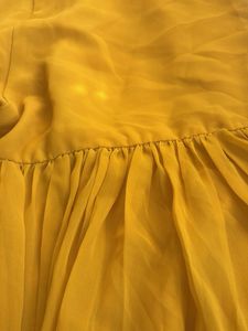 short anarkali and flared pants