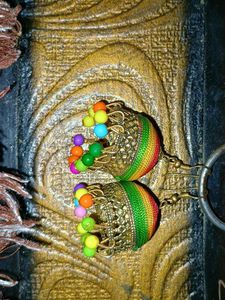 Colorful Jhumka Earrings
