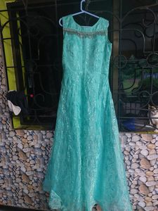 Light Blue Party Wear Gown
